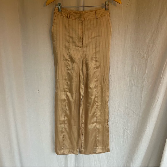 Topshop Satin Pin Stripe Set Sz. 6 - Picture 8 of 9